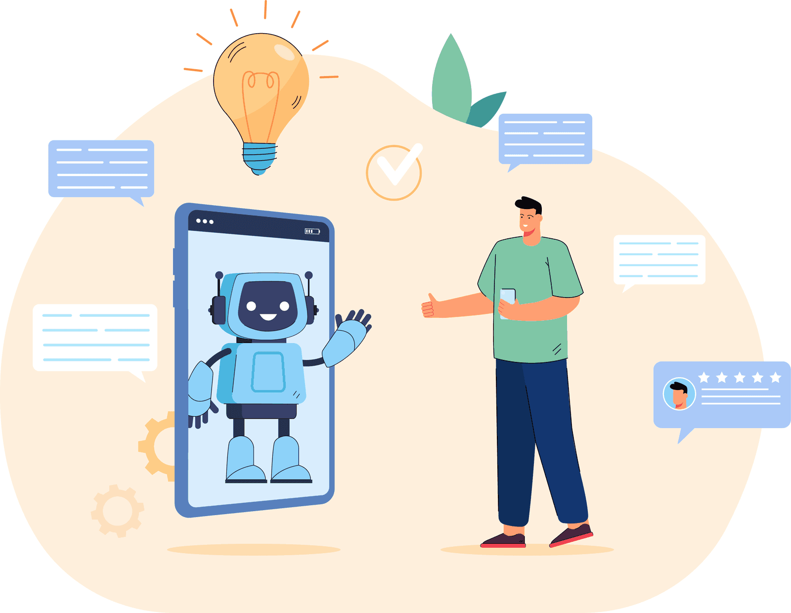 AI chatbot widget capturing estate agency leads 24/7